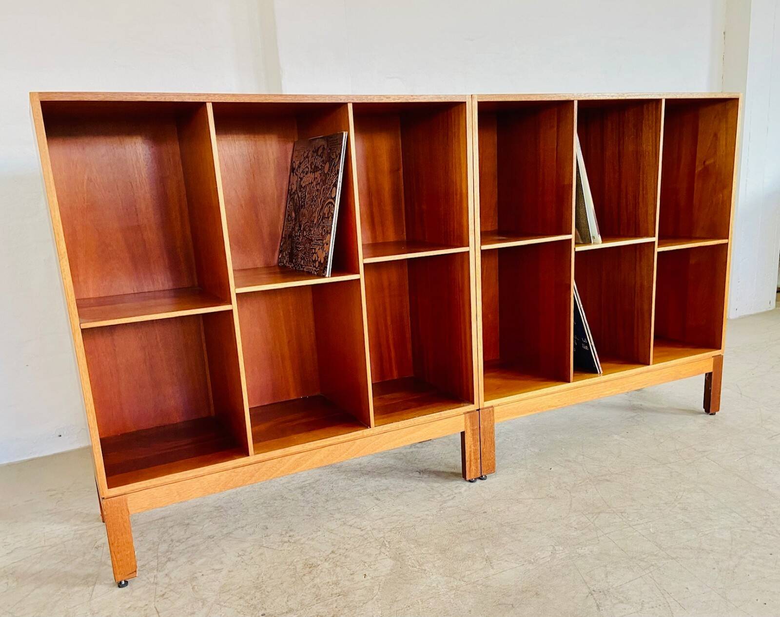 Danish retro bookcases by Christian Hvidt & Orla Mølgaard for Søborg Møbelfabrik