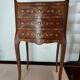 Marquetry bedside table
