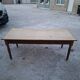 Old shop/work table with 2 drawers, Louis Philippe legs.