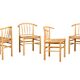 Erik Ole Jørgensen J151 Dining Chairs in beech and papercord for FDB Møbler