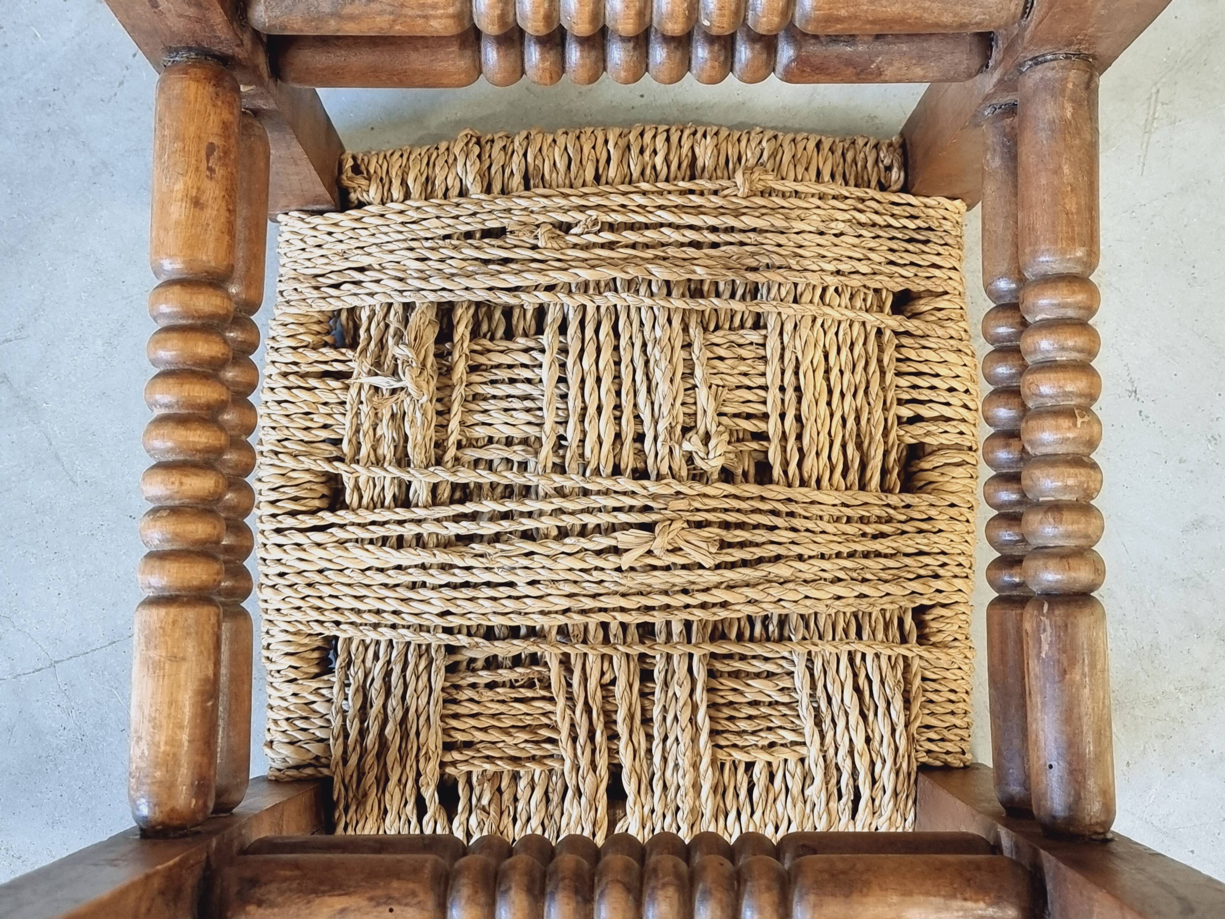 Vintage stool side table plant table