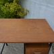 Bureau en bois et métal des années 60