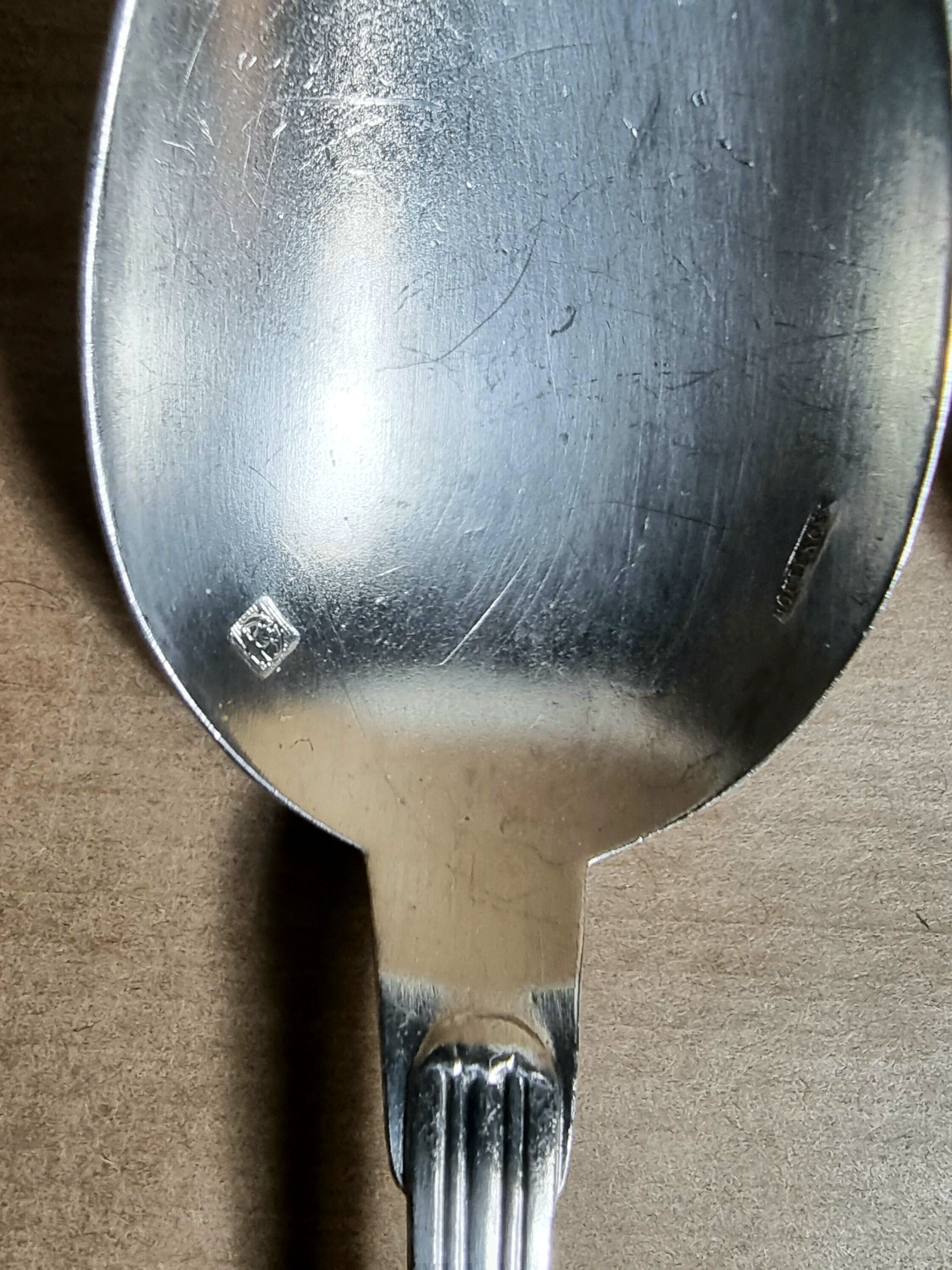 Set 12 small spoons silver metal debu xxe