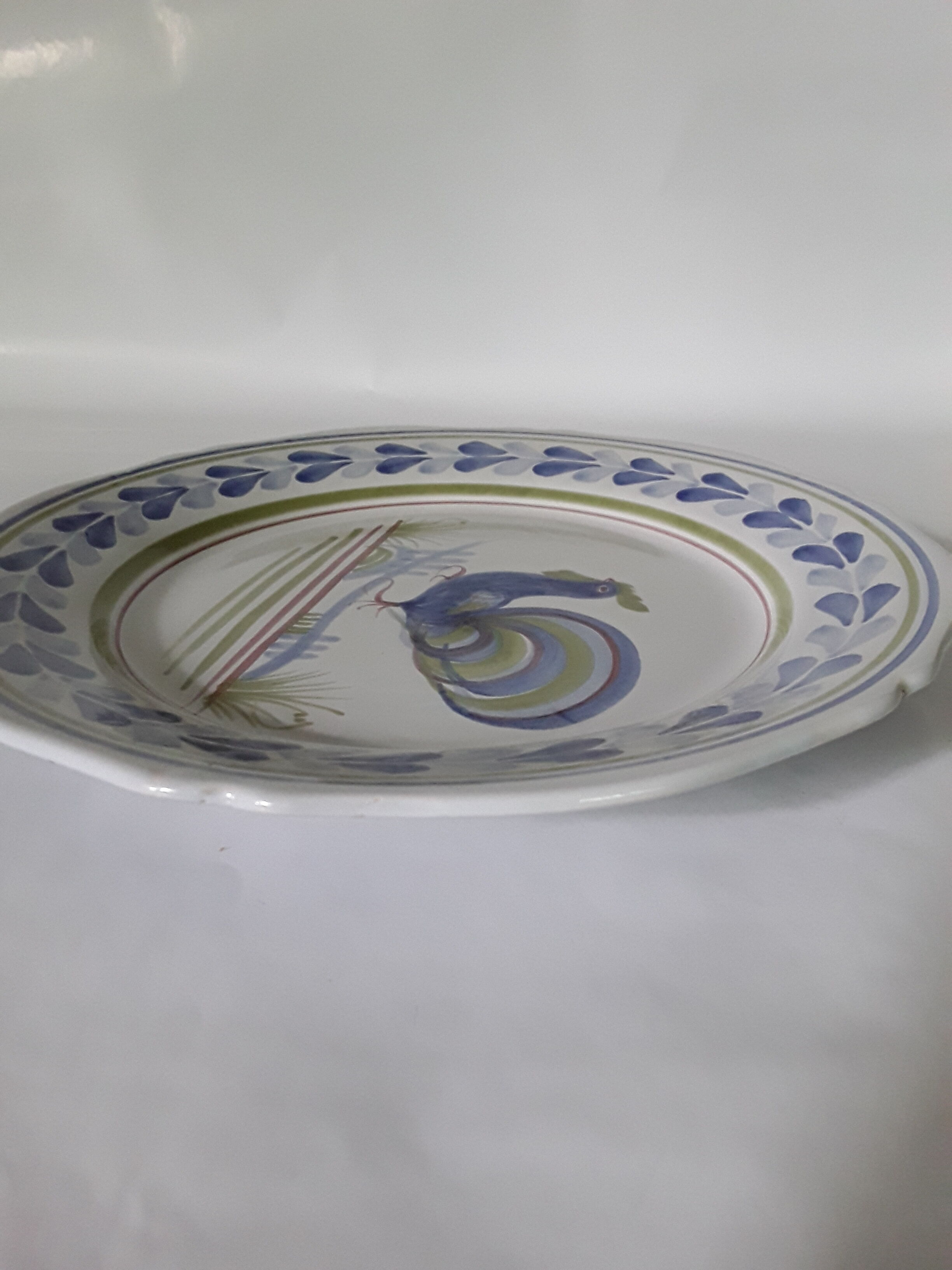 Rooster Henriot decoration plate