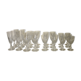 Saint Louis crystal glasses service