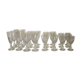 Saint Louis crystal glasses service