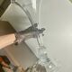 Vase crystal legras et cie