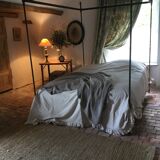 Wrought iron canopy bed
