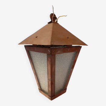 Electrified copper lantern