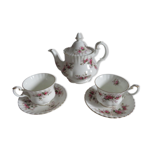 Théière et ses 2 tasses