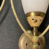 Italian opaline glass sconces