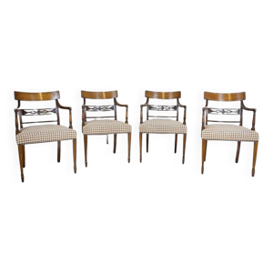 Fauteuils en chêne vintage,