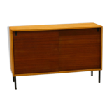 Vintage sideboard with sliding doors made in the 60s