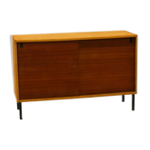 Vintage sideboard with sliding doors made in the 60s