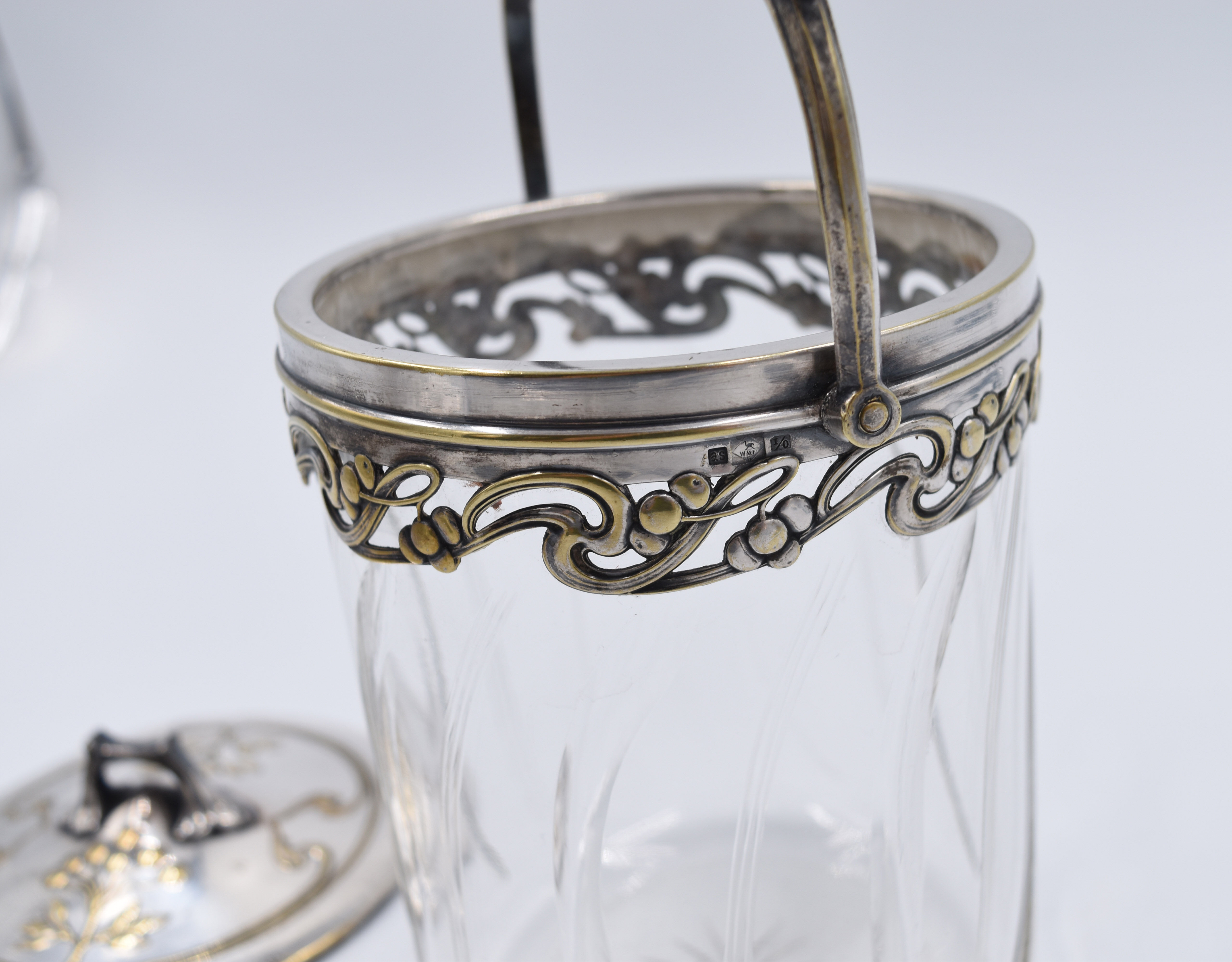 Art new jugendstil wmf seau to biscuits candy
