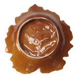 Vallauris vintage ceramic leaf pocket tray