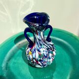Vase millefiori verre de Murano Fratelli Toso