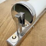 Applique murale Art Déco vintage en verre opale, années 1930