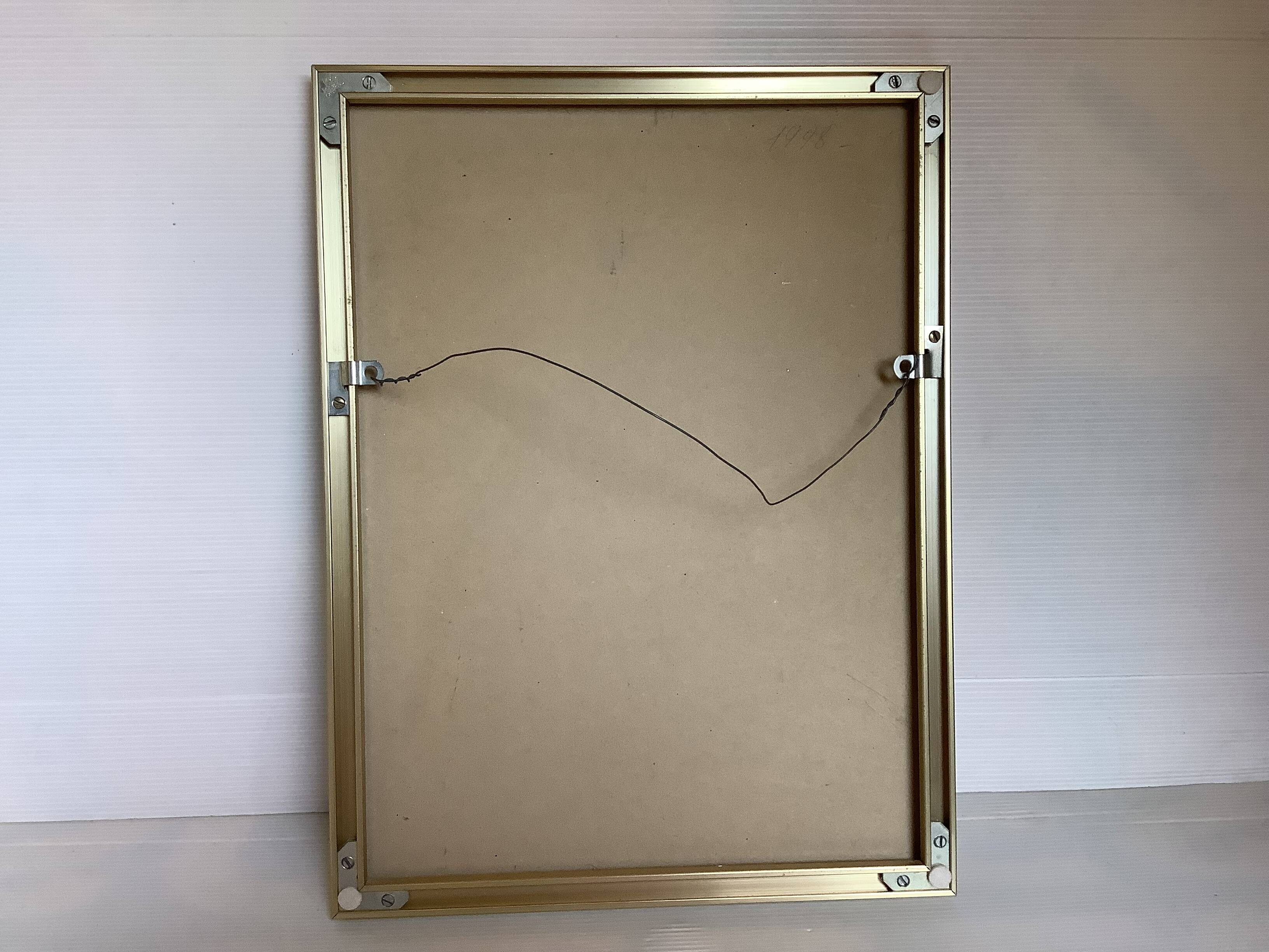 Watercolor flower bouquet frame