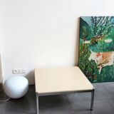 Table basse chromée