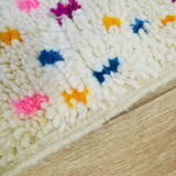 Colorful diamond berber carpet 254 x 147 cm