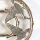 Silea silver metal duck trivet