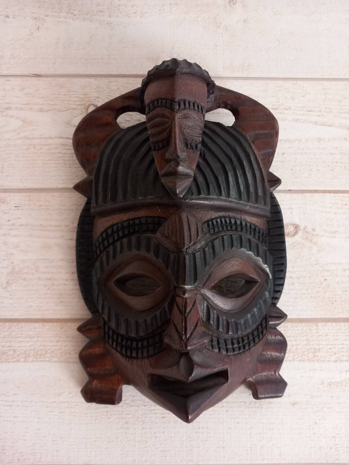 Wooden tribal mask