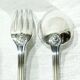 12 Louis XIV style silver cutlery sets