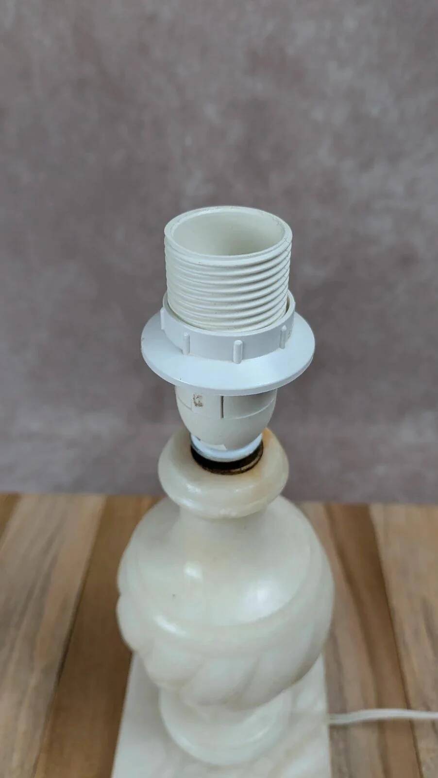 Vintage alabaster lamp