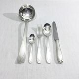 SFAM - Cutlery set 49 pieces Art Deco Silver Metal