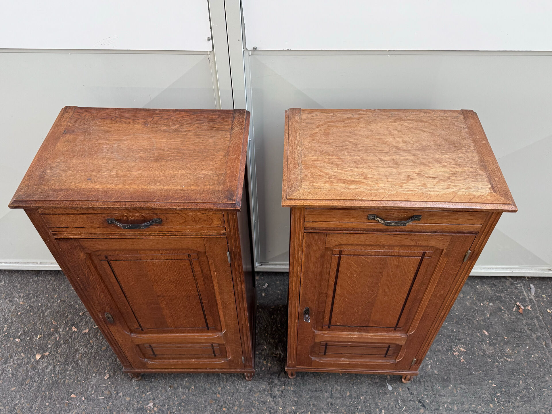 Paire petit meuble haut art deco cannées 30/40