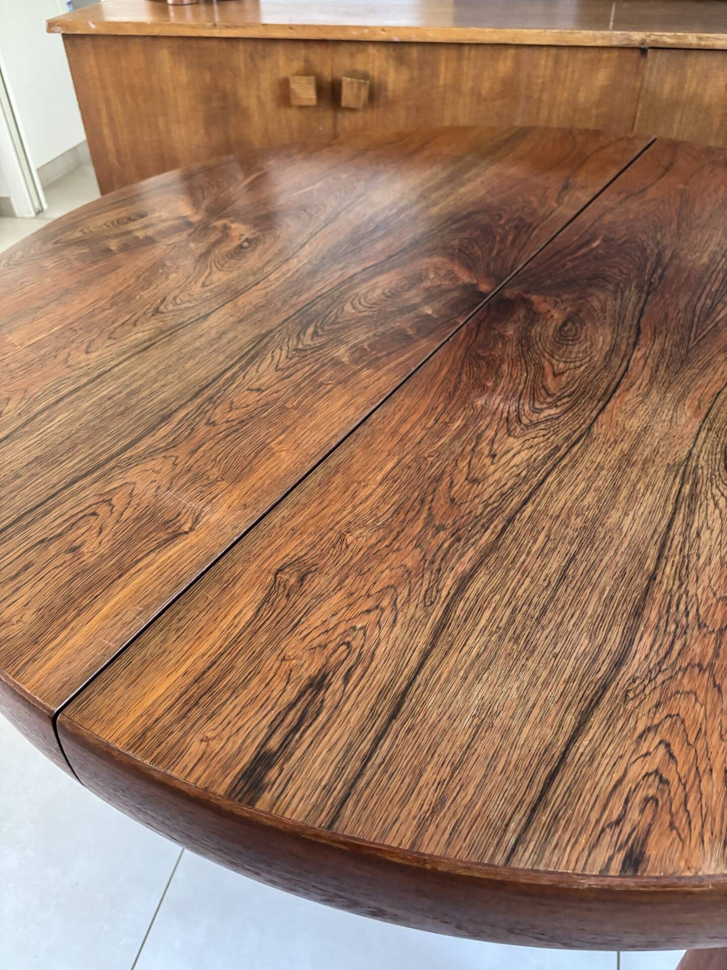 Table à manger vintage scandinave Baumann 