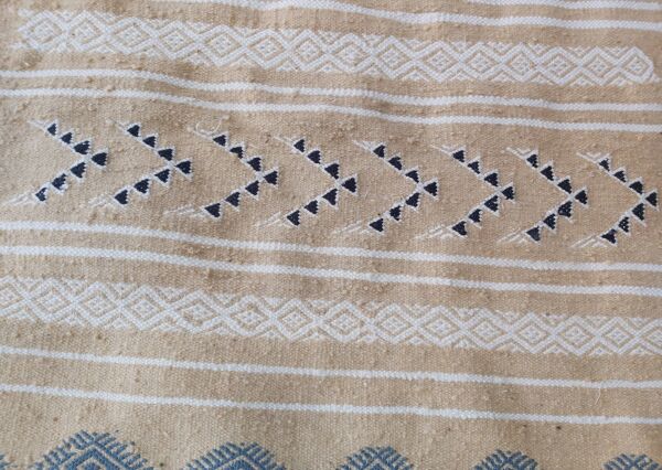 Tapis kilim multicolore fait main