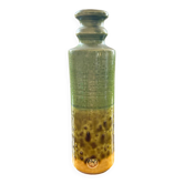 Green and yellow soliflore vase
