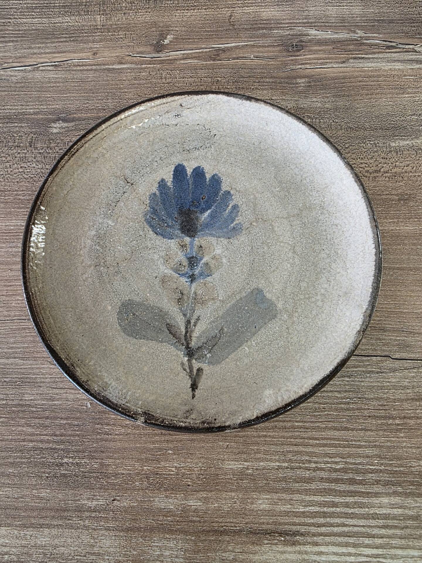 Ceramic plate Gustave Reynaud Le Mûrier Vallauris vintage
