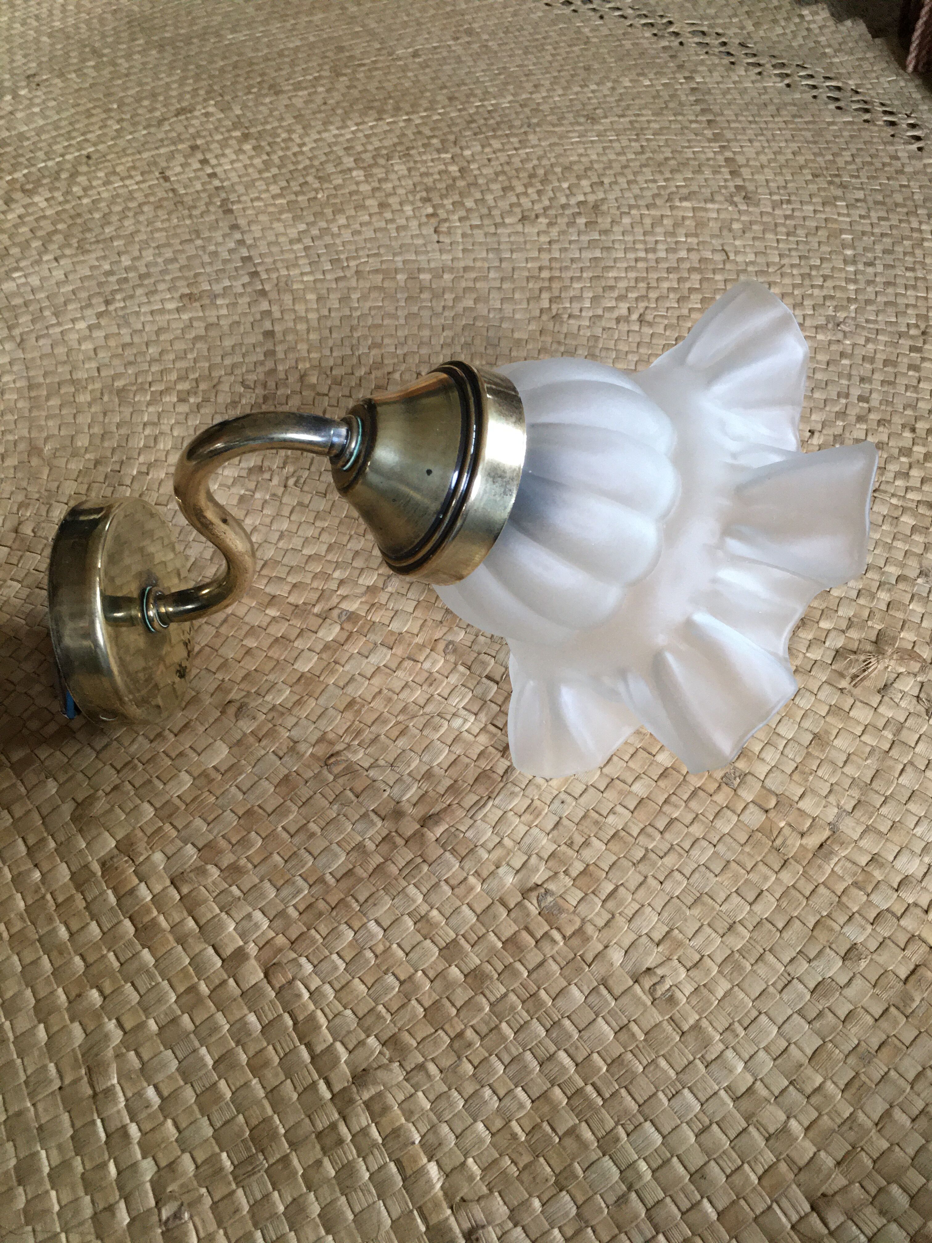 Swan neck sconce