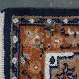Tapis persan 136x70 bleu et marron