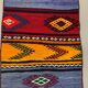 Old Turkish narrow Kilim Runner 250x45 cm, shabby chic, vintage kelim Colourful