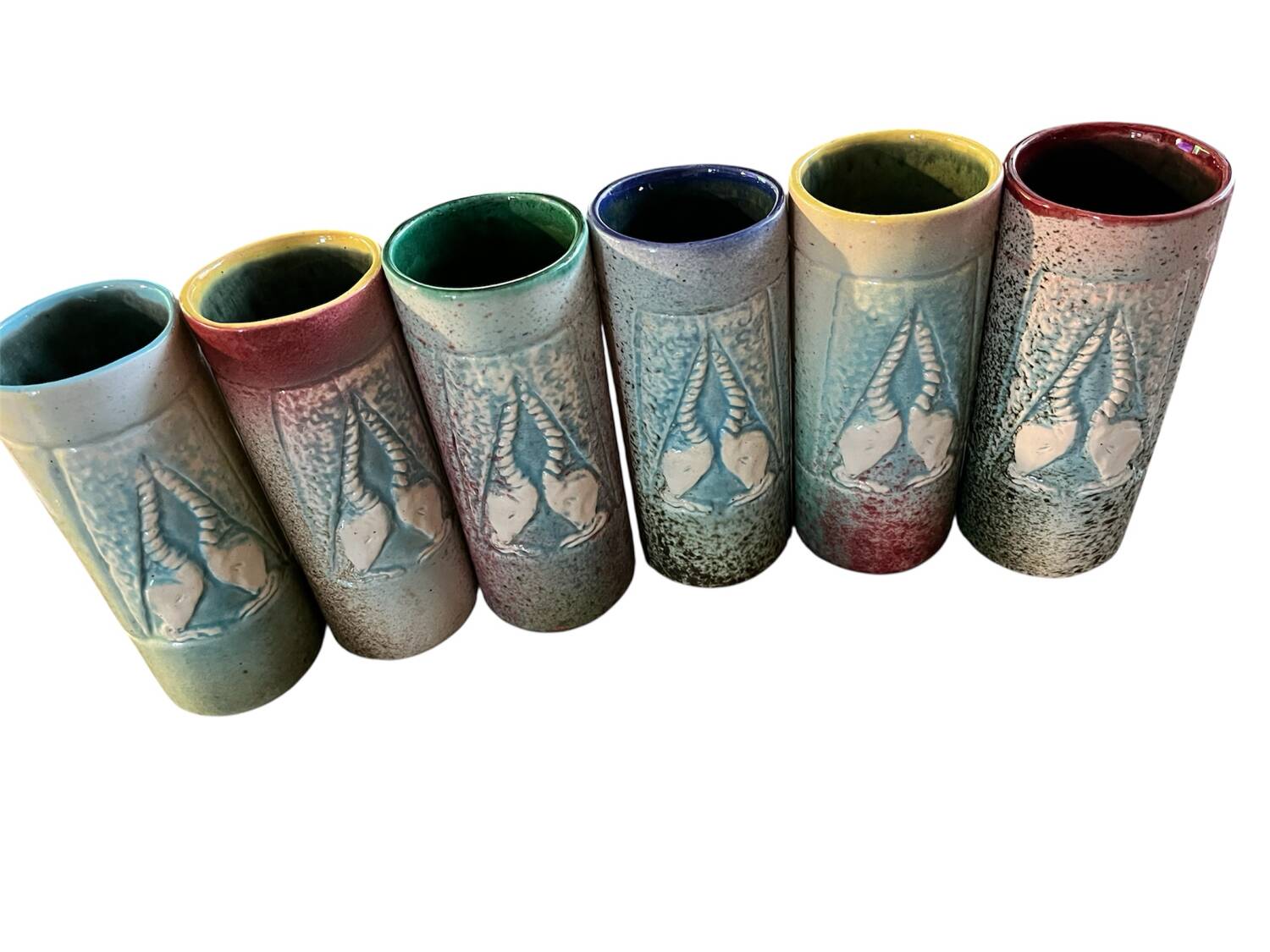 6 Kaioa mugs from the 50s