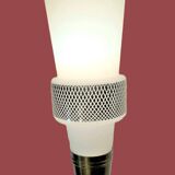 Double wall light in brass and opaline glass, 1960