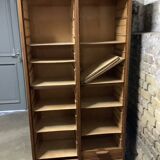 Double curtain louvered furniture