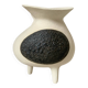 Vase en grès blanc