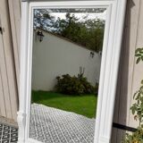 Beveled trumeau mirror