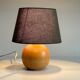 Solid wood ball lamp from the 70s