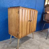 End table, vintage art deco bedside