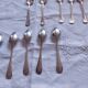 Cutlery in silvered metal, goldsmith Mondial