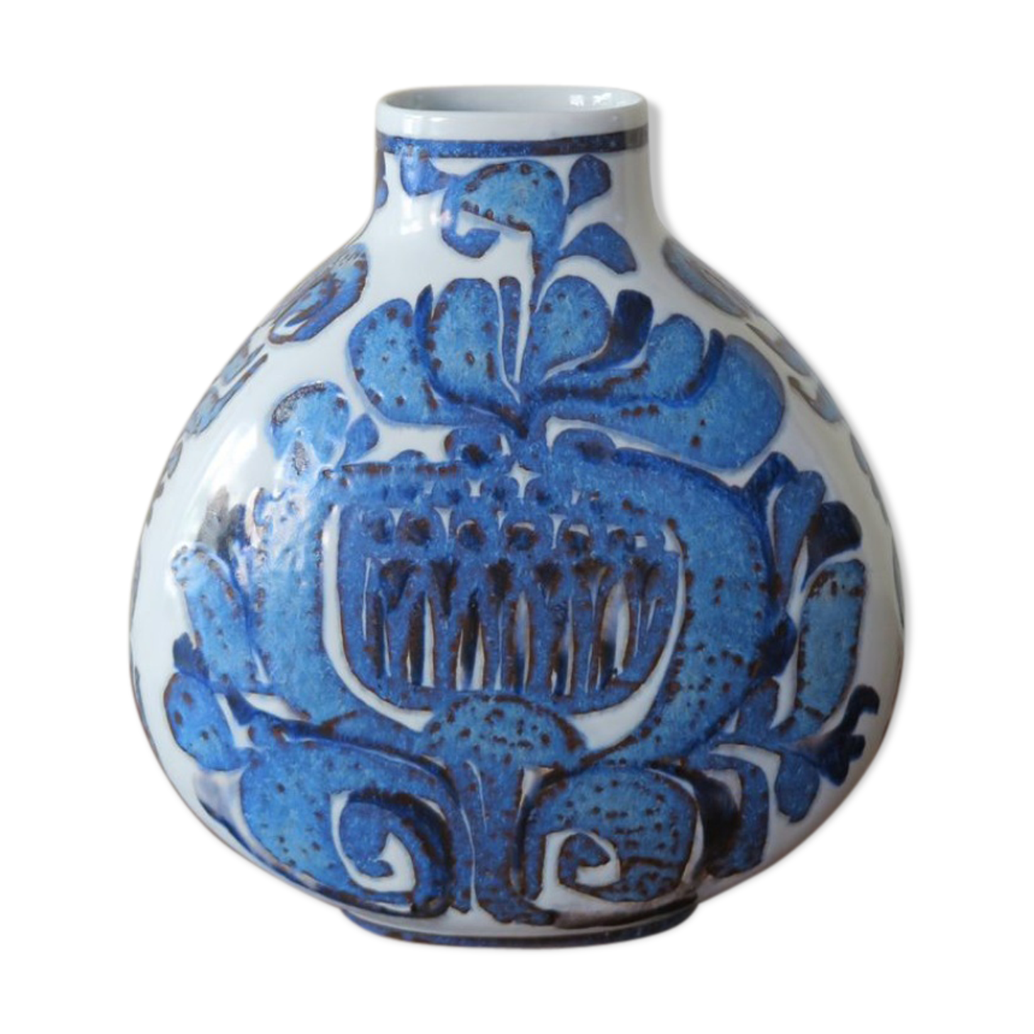 Vintage ceramic vase from Royal Copenhagen Denmark 1960s
