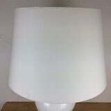 Opaline table lamp 70s space age foot baluster