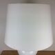 Opaline table lamp 70s space age foot baluster
