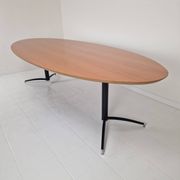 Extra large oval dining or conference table by Artifort